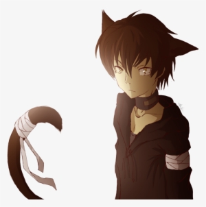 Png Black And White Stock Boy And Png Images Pluspng - Anime Cat Boy Png