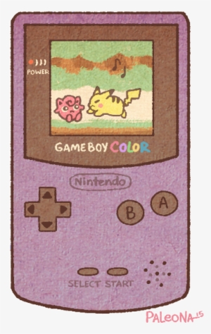 Game Boy C O L O R By Paleona - Game Boy Color Drawing