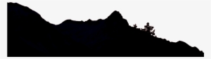 Download Wallpaper Mountain Transprent - Silhouette