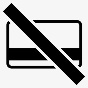 No Credit Card Allowed Comments - No Credit Card Icon
