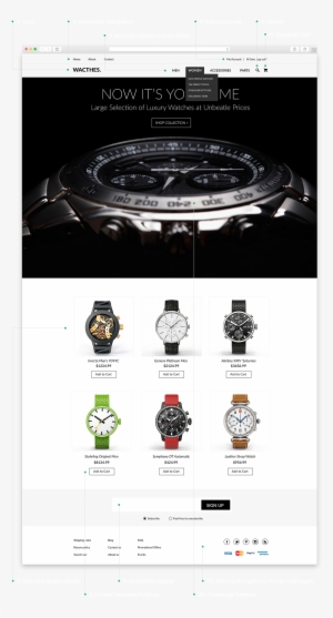 Shopping Cart - Watches Free Html5