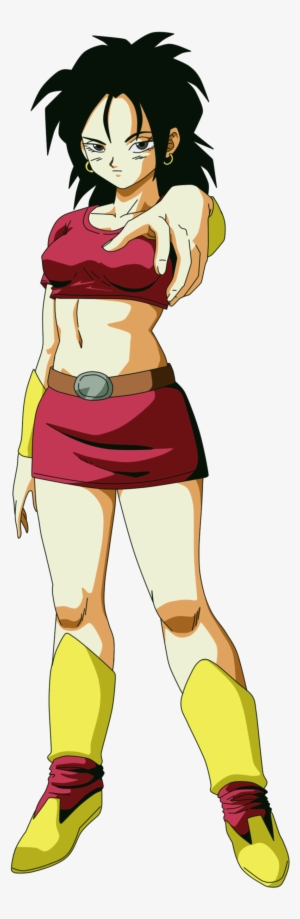 Hiei Styled Caulifla And Kale As Rule Broly Salvamakoto - Dragon Ball Super Kale Hair Down