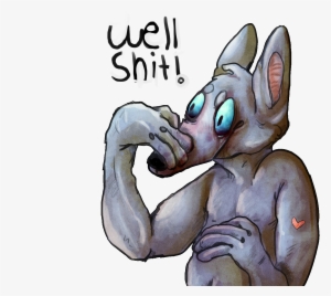 Well Shit Man - Cartoon