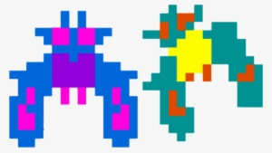 Galaga Ship Png - Galaga Enemy Ship Sprite
