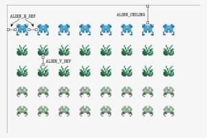 You Need To Draw Alien Rows Rows Of Aliens With Aliens - Basic Tattoos Designs