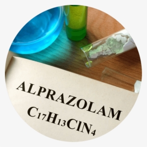 Book On A Table With A Page Written Alprazolam And - Tramadol