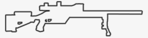 White Awp Png - Cs Go Weapons Outline