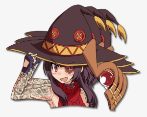 Image Of Tatted Megumin - Cartoon