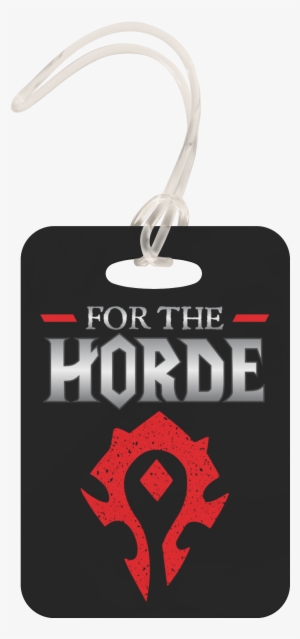 World Of Warcraft "for The Horde" Metal Luggage Tag - World Of Warcraft