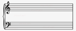 Blank Sheet Music Download - Music Staff Treble And Bass