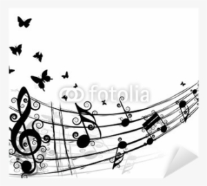 Vector Musical Notes Staff Background For Design Use - Bíblia Sagrada - Letra Gigante - Musical Zíper