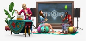 The Sims 4 Movie Hang Out - Kino Domowe The Sims 4