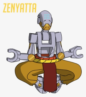 Overwatch Zenyatta Png Clipart Library Download - Overwatch Lego Minifigure Art