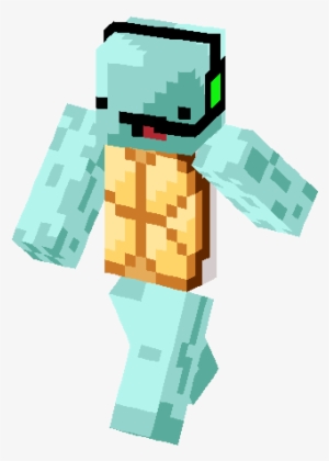 Gamer Derping Squirtle Skin - Minecraft Skin Squirtle