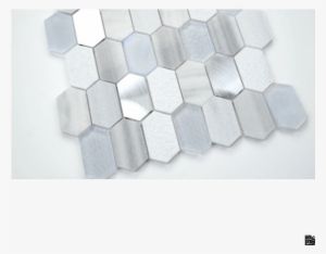 Harlow Picket 12x12 Glass Metal Stone Mosaic - Floor