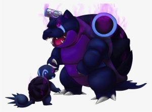 Shadow Blastoise And Squirtle [softshade]
