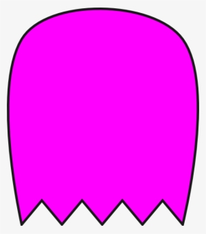Pink Pacman Ghost Clip Art At Clker Com Vector Online - Pac Man Ghost Clip Art
