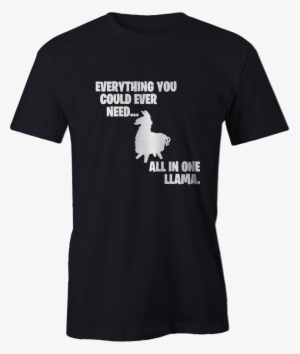 Llama Powered Fortnite Inspired T Shirt - T Shirt Design Png