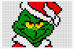 Christmas Pixel Art Grinch