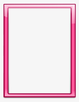 Frame Pink Png Picture Library Download - Simple Pink Frame Png