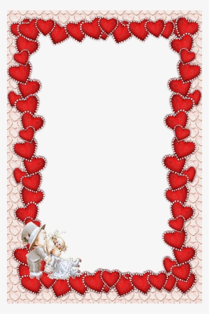 Red Frames Png Valentines Transpa Frame Day - Wedding Anniversary Frames Png