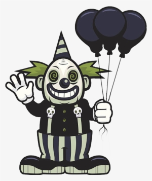 Ftescaryclowns Scaryclown Clown Scary Balloon Death - Clown Cartoon Evil