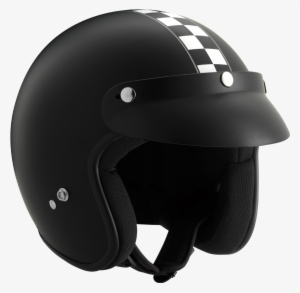 Rocc Classic Helmet Race Flag Matt Black S - Rocc Classic Race Flag Jet Helmet - Black - L