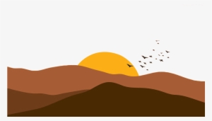 Text Cartoon Sky Illustration - Transparent Desert Cartoon Png