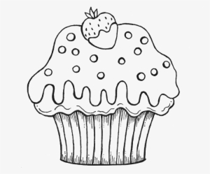 Birthday Cupcake Drawing At Getdrawings - Desenhos De Cupcake Para Imprimir