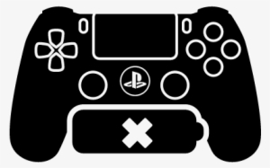 Game Controller Logo Png Download - Silueta De Control De Ps4