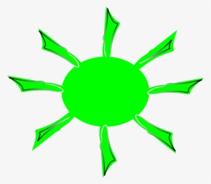 Green Sun Png - Clip Art