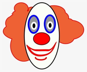 Creepy Clown Face Clip Art - Clownface Png