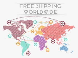 Security Paiement - World Map With Country Names Grey