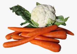 Vegetables, Cauliflower, Carrots - Vegetable Baby Png