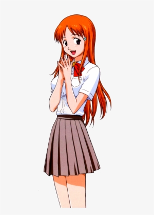Bleach Png File - Cartoon Girls With Orange Hair