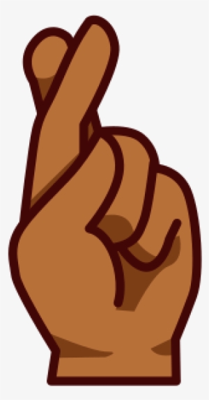 Emoji Fingers Crossed Smiley The Emoji - Index And Middle Finger Crossed