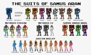 Samus' Suits - Samus Aran