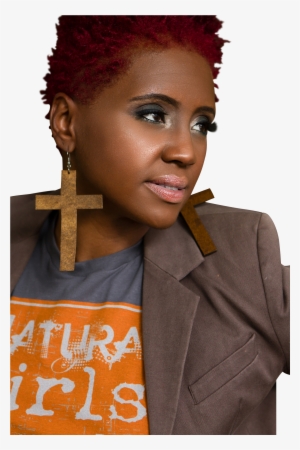 "at The Cross" Wooden Cross Earrings - Womens Cross Earrings