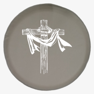 Wooden Cross Religion Crucifix Crown Of Thorns - Cross