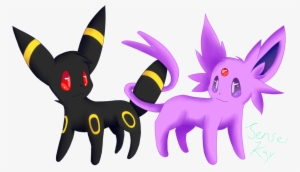 Umbreon Drawing Espeon - Umbreon X Espeon Kawaii