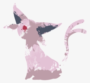 Espeon Paint Splatter Graphics By Hollyshobbies On - Espeon