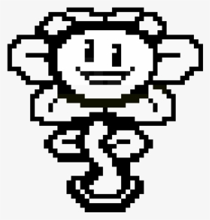 Underswap Flowey Battle Sprite - Flowey Pixel Art