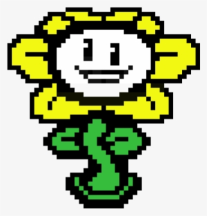 Flowey Sprite Png Banner Library Stock - Flowey Pixel Art