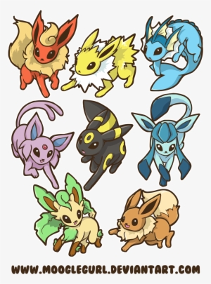 Cute Pokemon Eevee Evolutions