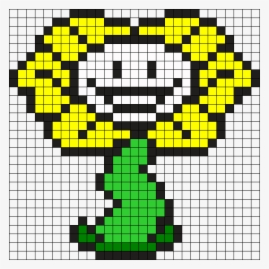 Flowey Undertale Perler Bead Pattern / Bead Sprite - Small Undertale Perler Bead
