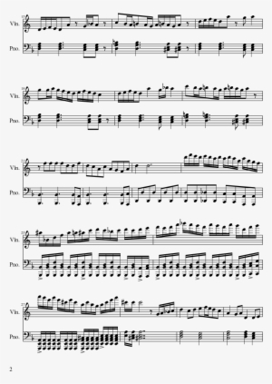 Fairy Tail Sheet Music 2 Of 4 Pages - Dream Is Collapsing Piano Sheet Music