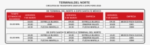 Conoce Los Circuitos De Transporte Gratuito A Expo - Horarios Estrella Roja Aeropuerto