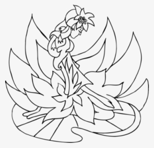 Floral Design Line Art Drawing Monochrome Visual Arts - Drawing