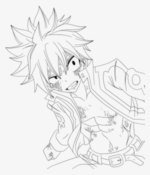 Natsu Dragneel Coloring Pages - Fairy Tail Natsu Dragneel Coloring Pages