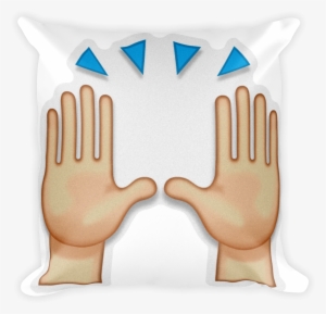 Person Raising Both Hands In Celebration - Hands Up Emoji Png